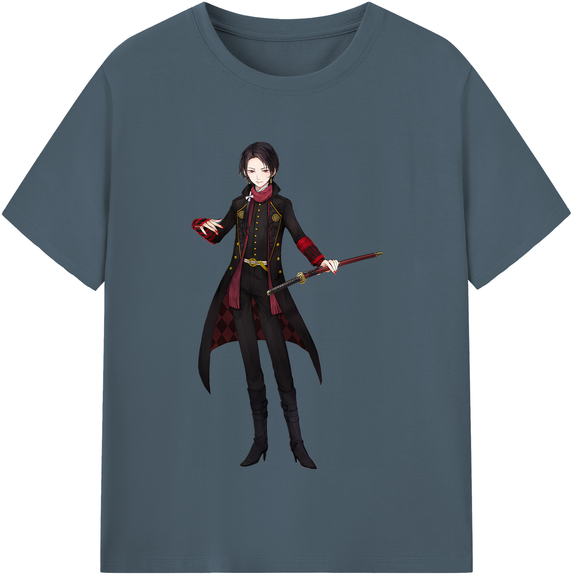 （画像用） 刀剣乱舞 Touken Ranbu 綿100％半袖Tシャツ（フロントプリント）